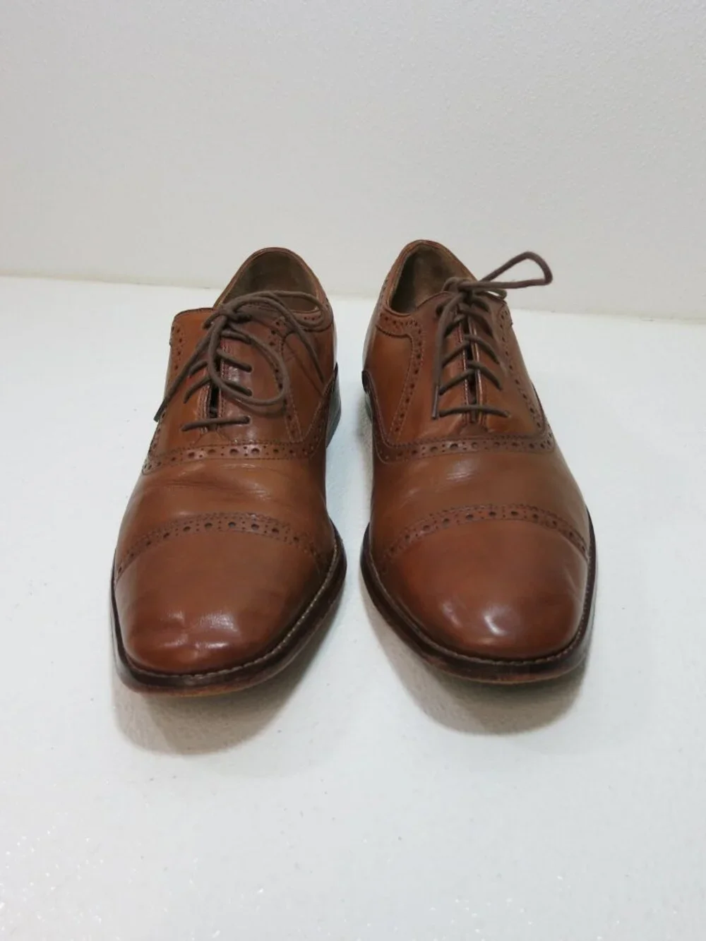 Cole Haan Oil Tanned Leather Cap Toe Dress Footwear Oxfords Men's Shoes 10.5 M
